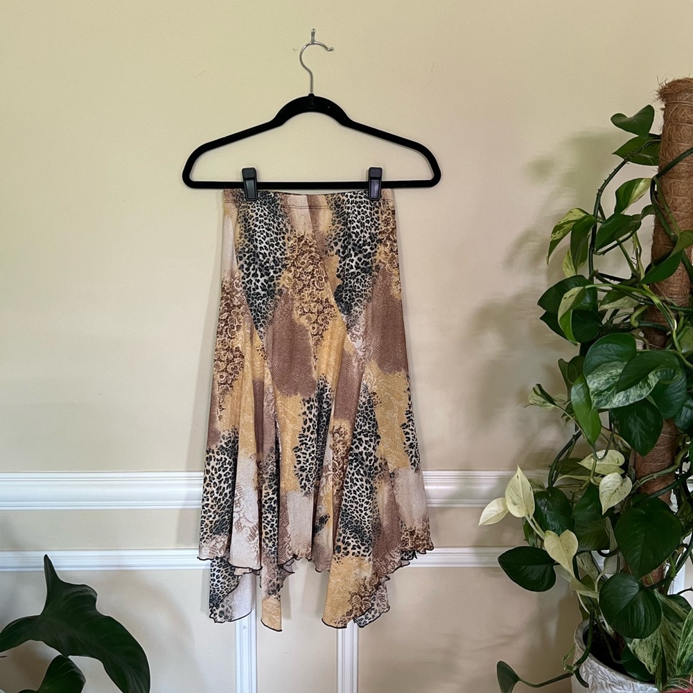Beau Bois Cheetah Print Skirt - Size Small - Picture 2 of 4